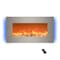Hastings Home Hastings Home 31 inch LED Backlit Fireplace, Silver 350020NKD - alternate 1